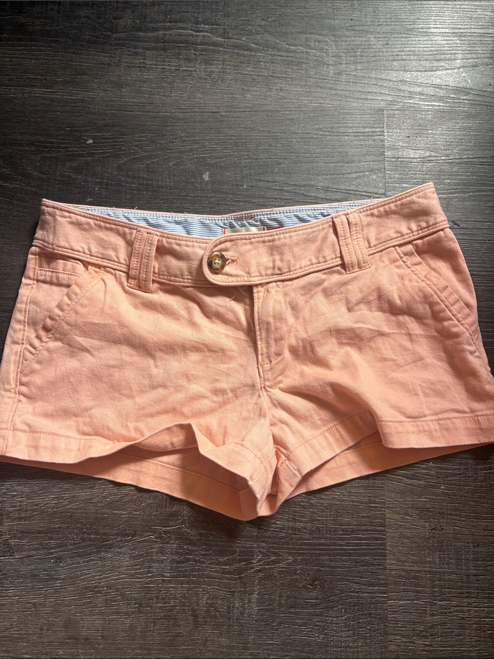 Red Camel Peach Jean Shorts